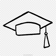 Graduation cap and gown coloring pages. Square Academic Cap Coloring Book Drawing Graduation Ceremony Hat Virrete Angle Hat Rectangle Png Pngwing