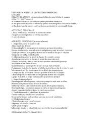 Ce salariu încasează un casier şi un lucrător comercial. Fisa Post Lucrator Comercial