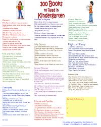 100 Books To Read In Kindergarten Awesome List Kindergarten Books 100 Books To Read 100 Book Challenge