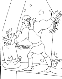 Samson Coloring Pages For Kids Artesanatos Biblicos Desenhos Para Colorir Evangelico Desenhos Biblicos Para Colorir
