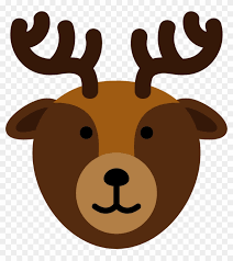 Drag pictures to your tray and click 'create materials' Reindeer Silhouette Illustration Vector Deer Face Cartoon Free Transparent Png Clipart Images Download