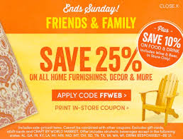 Simply choose the amount and we'll ship it out on. Save 25 On Furniture Decor More At Cost Plus World Market Online In Stores Freebies2deals