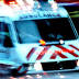 Train hits car on crossing