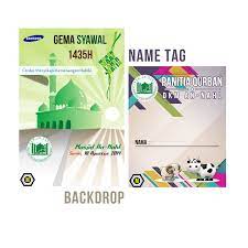 Create template design id card indiesimple and free download at kemasaja.com. Ukuran Name Tag Panitia Qurban