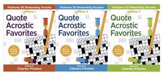 Create an acrostic in seconds. Clever Collections Of Quote Acrostics Puzzles Puzzle Books For Fun Prlog