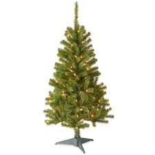 National Tree Company 4 Ft Canadian Grande Fir Artificial Christmas Tree With Clear Lights Fir Christmas Tree Christmas Tree Beautiful Christmas Trees