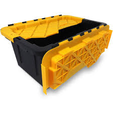 While storage bins are useful, the looks of it can be very boring. 15 Gallon Tough Tote Heavy Duty Storage Container Plastic Box Organizer Set Of 6 Storage Boxes Home Garden Worldenergy Ae