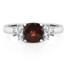 January Birthstone Ring Available At Helzbergdiamonds Pingagement Helzbergdiam January Birthstone Jewelry Garnet Birthstone Ring January Birthstone Rings