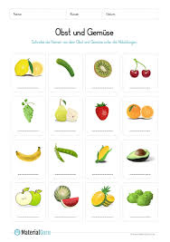 Obst Und Gemuse Materialguru