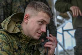 U.S. Marine Corps Cpl. Samuel Knowles, a radio operator