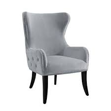 schwartz 27 wide tufted polyester wingback chair linon home decor wingback chair linon