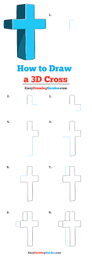 The beginning must be hard! 3d Cross Drawing Lesson Free Online Easy Drawing Guides Facebook