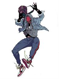Spiderman Streetwear Outfit By Nakedmazafaker Marvel Spiderman Art Black Anime Characters Anime Character Design