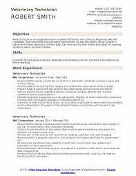 If you have experience working with small animals, mention your skills in this area. Veterinary Technician Resume Samples Qwikresume