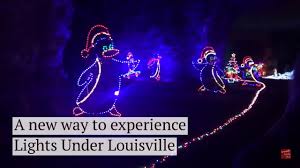 Christmas Express At Lights Under Louisville Louisville Mega Cavern Youtube