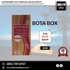 November 2019 Special Sales Event 7 Off On Bota Box Bota Box Cabernet Sauvignon Offers Aromas Of Black Cherry And Red C Wine And Liquor Liquor Store Beer Shop