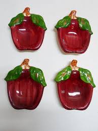 apple kitchen decor, franciscan apple