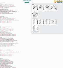 Jumped in the cab here i am for the first time look to my right and i see the hollywood sign this is all so crazy everybody seems so. Chord Party In The Usa Miley Cyrus Tab Song Lyric Sheet Guitar Ukulele Chords Vip