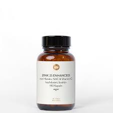 Zinc 25 Enrichi Histidine Nac Vitamine C Fortement Dose 180 Gelules