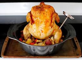 A Bundt Pan Doubles As A Handy Chicken Roasting Rack Roast Chicken Recipes Roasted Vegetables With Chicken Poultry Recipes