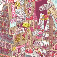 berlin based peachbeach collaborative bring urban art to their graphic design and illustration イラストデザイン イラストアート イラスト