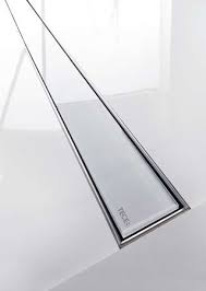 duschrinnen design und materialien tecedrainline glas duschrinne dusche bader ideen