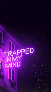 Digital wallpaper of city street, city view during nighttime. Purple Purple Aesthetic Dark Purple Aesthetic Neon Aesthetic