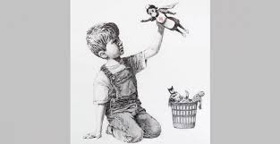 Banksy oder eine gute kopie? Rekord Kunstwerk Von Banksy Erzielt Bei Auktion 19 4 Millionen Euro