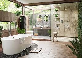 To set the scene, seek out an industrial style tub like the hale freestanding bath (pictured below). Tropical Bathroom Decor Ideas
