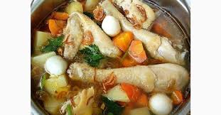 Setelah itu tambahkan 1 liter air. Segarnya Sup Ayam Kampung Telur Puyuh Sehat Untuk Atasi Demam Dan Flu