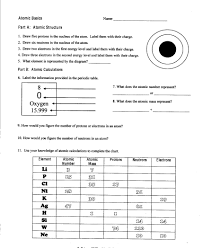Atomic Worksheet Jpg 1716 2096 Super Teacher Worksheets Science Notes Middle School