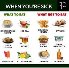 When U Sick Sick Food Foods To Avoid Foods To Eat