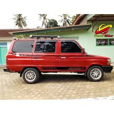 Kijang modif sepsial untuk para penonton sangat rekomended untuk para pecinta kijang agar menambah semangat upgred. Cutting Sticker Stiker Mobil List Stripe Kijang Grand Kijang Super Kijang Kapsul Satu Paket Shopee Indonesia