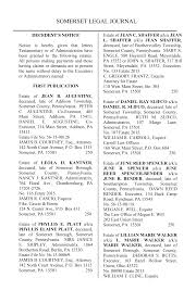SOMERSET LEGAL JOURNAL
