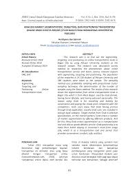 Karena pemasaran massal sudah dianggap tidak relevan lagi saat ini, maka perusahaan beralih ke pemasaran mikro. Https Journal Unpak Ac Id Index Php Jimfe Article Download 1151 Pdf