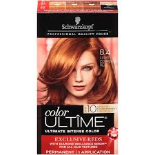 Sally hansen recently contacted me and asked if i would act as an ambassador for their new i tie dye: Schwarzkopf Exclusive Reds 8 4 Light Copper Red Hair Color 1 Ct Instacart