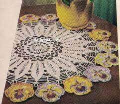 Small doilies are great for under a vase or candle, and the larger doilies can be used for larger displays. Free Vintage Crochet Pansy Doily Pattern Crochet Doily Patterns Doily Patterns Vintage Crochet Doily Pattern