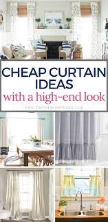 If you decide that window curtains are right for the room, we'll guide you to pick the right fabric, curtain rod, and tiebacks to complete the. Gorgeous Cheap Curtain Ideas For Your Home The Turquoise Home