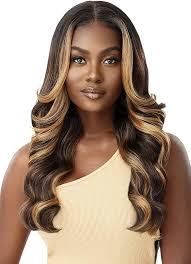 Amazon.com : Outre HD Lace Front Wig OCEANE (3DR Ginger Honey Melt) :  Beauty & Personal Care