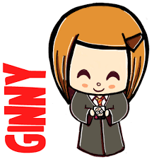 Gryffindor, fundada por godric gryffindor; How To Draw A Cute Chibi Ginny Weasley From Harry Potter Tutorial How To Draw Step By Step Drawing Tutorials Cute Harry Potter Harry Potter Cartoon Harry Potter Drawings
