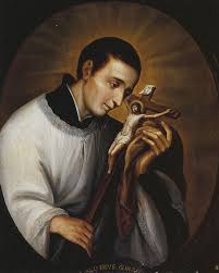 The Four Special Devotions Of S Aloysius Gonzaga The First Of These Was His Devotion To The Blessed Sacrament He Society Of Jesus Gonzaga Happy Feast Day