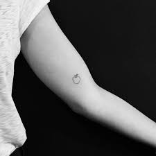Unusually Small And Meticulous Tattoo Work By Evan Bicep Tattoo Apple Tattoo Inner Bicep Tattoo