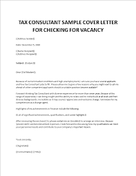 Cover letters » mba cover letter » consulting sample cover letter. Tax Consultant Cover Letter