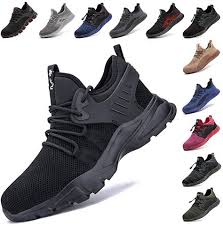 Sicherheitsschuhe Herren Leicht Arbeitsschuhe Damen Stahlkappe Schutz Atmungsaktiv Turnschuhe Mesh Wandern Sportlich In 2020 Arbeitsschuhe Sneaker Turnschuhe