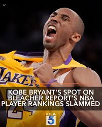 Shaq, Klay Thompson and more are slamming a recent ranking of the best NBA  players of all time, which doesn't put Kobe Bryant in the top 10:  https://ktla.com/entertainment/kobe-bryants-spot-on-bleacher-reports-nba-player-rankings-slammed-by-shaq-and  ...