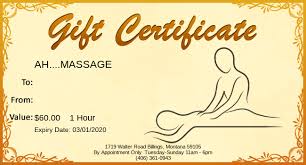 You need to enter your specific details in massage gift certificate template. Free Massage Gift Certificate Template 01 Gift Template Massage Gift Massage Gift Certificate Therapy Gift