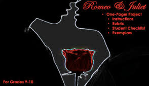 Romeo and juliet one pager. Romeo And Juliet One Pager Worksheets Teaching Resources Tpt