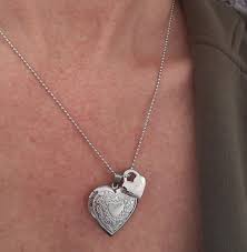 Kette Edelstahlkette Medaillon Herz Medaillon Herz Love Etsy Dog Tag Necklace Tag Necklace Necklace