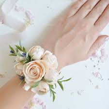 Peach Rose Corsage Handmade With Love Oriflowers Prom Flowers Corsage Corsage Wedding Rose Corsage