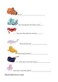Sea Creatures Worksheet This Or That Questions Sea Creatures Words